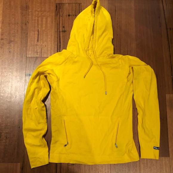 Ralph Lauren Tops - Ralph Lauren - yellow hoodie - size S